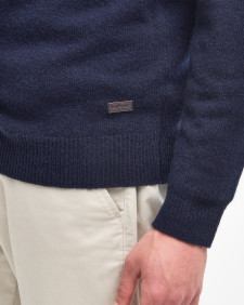 Essential Elbow Patch Jumper Classic Navy