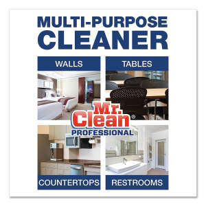 PG02621, Procter & Gamble, Mr. Clean Finished Floor Cleaner, Lemon Scent,  1 gal Bottle