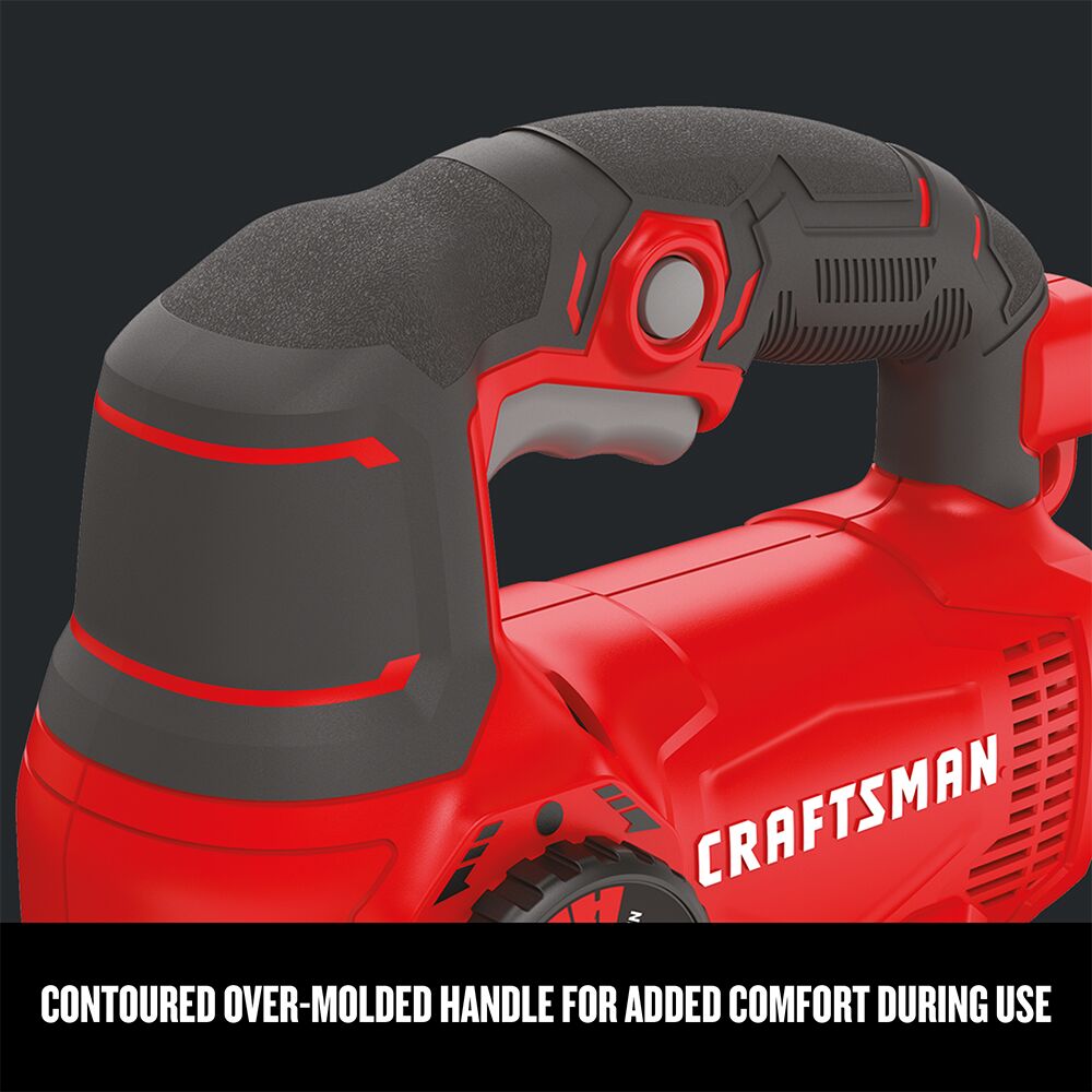 Graphic of CRAFTSMAN Jig Saw highlighting product features