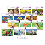 Newmark Learning Decodable Readers Fluency Grade K-1 Short Vowels, 16 Books NL-6836