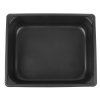 Half-size 4-inch-deep Super Pan V® stainless steel steam table pan with Steel Coat x3™ nonstick coating