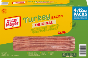 Oscar Mayer Turkey Bacon Box, 48 oz