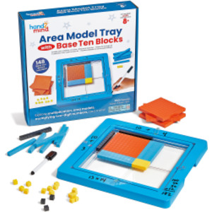 Area Model Tray with Base Ten Blocks