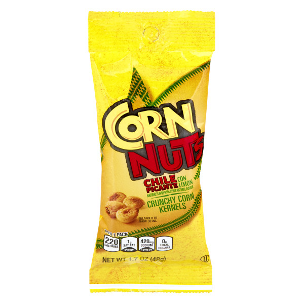 CORN NUTS Chile Picante 1.7 oz. 18 Packs of 12 . C1C1 - Front Center In Package (Hi Res)