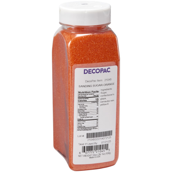 Orange - Red 3 Free Sanding Sugar