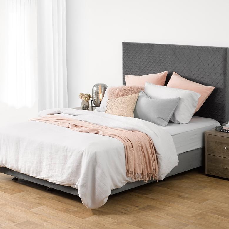 Lifestyle image of the  Sydney Bedhead from Forty Winks