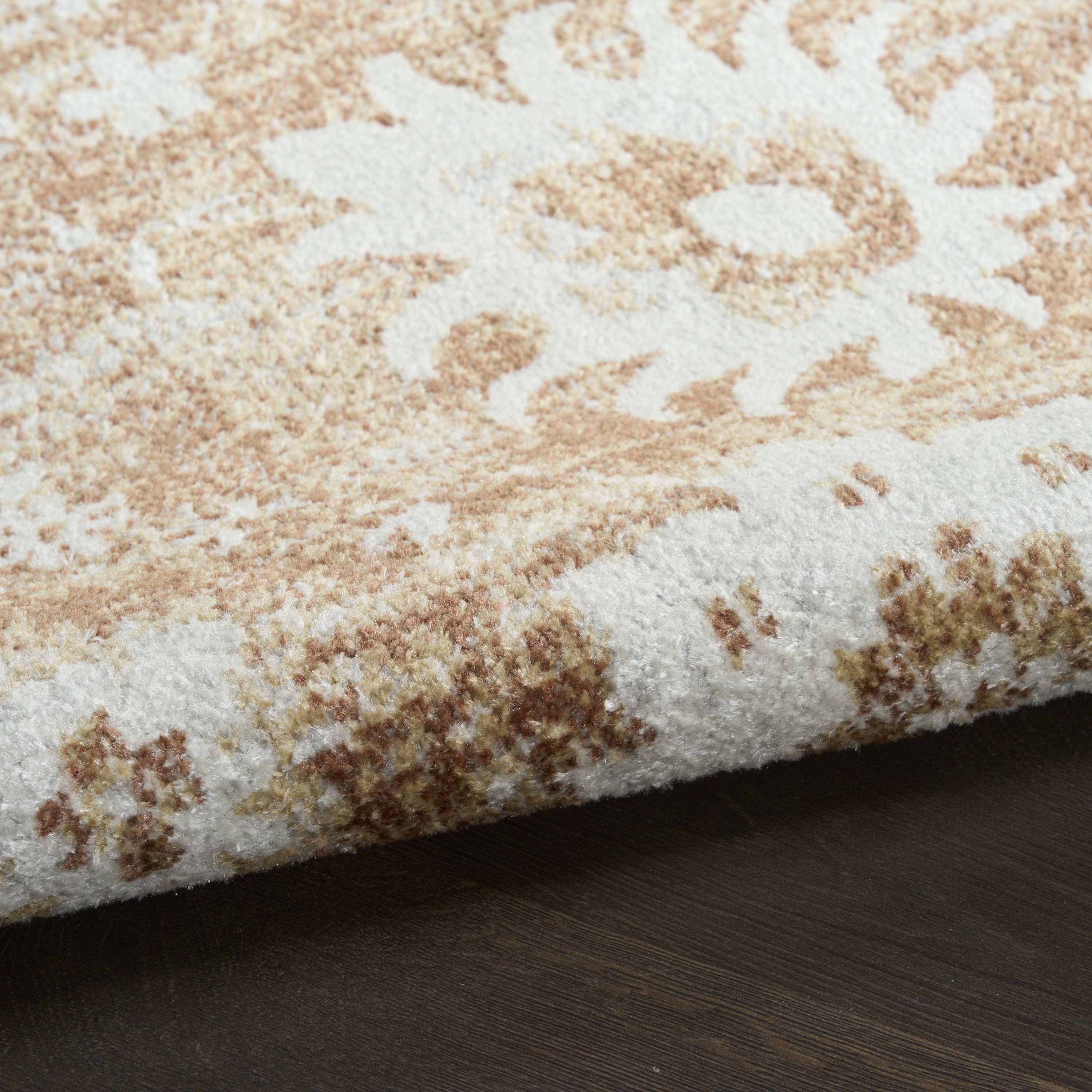 Nourison Astra Machine Washable 2' x 6' Copper Vintage Indoor Rug