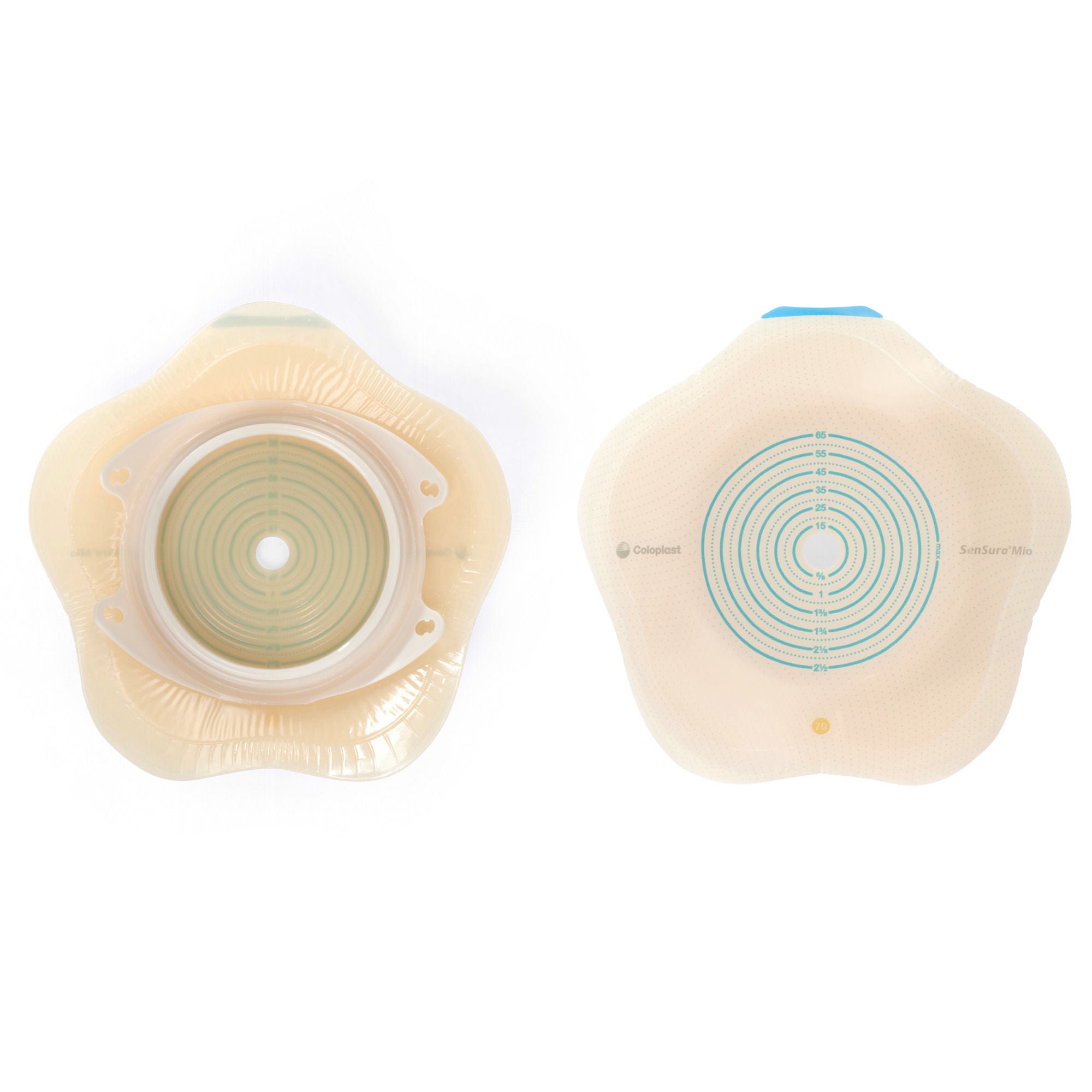 SenSura® Mio Click Convex Flip Ostomy Barrier, Trim to fit 10 – 65 mm Stomas