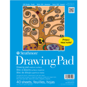 100 Series Drawing Pad, 40 Sheet, 9x12 inch, 1 Count
