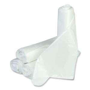 Inteplast,  LLDPE Perforated Liner, 15 gal Capacity, 24 in Wide, 24 in High, 0.35 Mils Thick, Natural