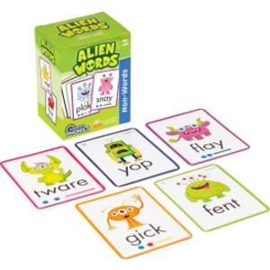 Rainbow Phonics Alien Word Cards, Non-Words