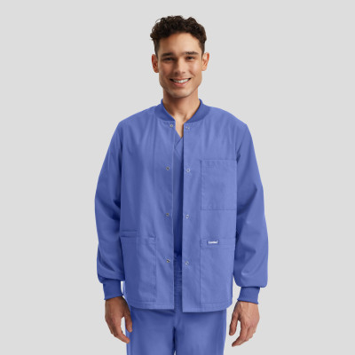Landau Essentials Unisex 5-Pocket Scrub Jacket-Landau