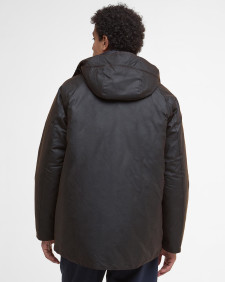 Modern Beaufort Waxed Jacket Dark Brown/Midnight Oak