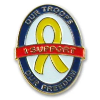 I Support Our Troops Lapel Pin - 1