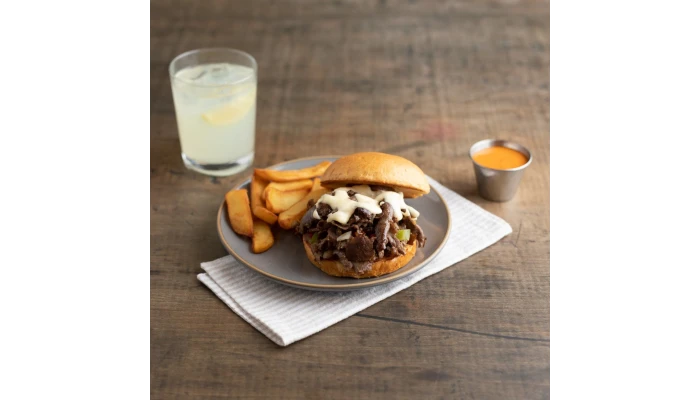 Steak-EZE® Traditional Beef Ribeye Flat Steak, Lightly Marinated, 3 oz_image_2