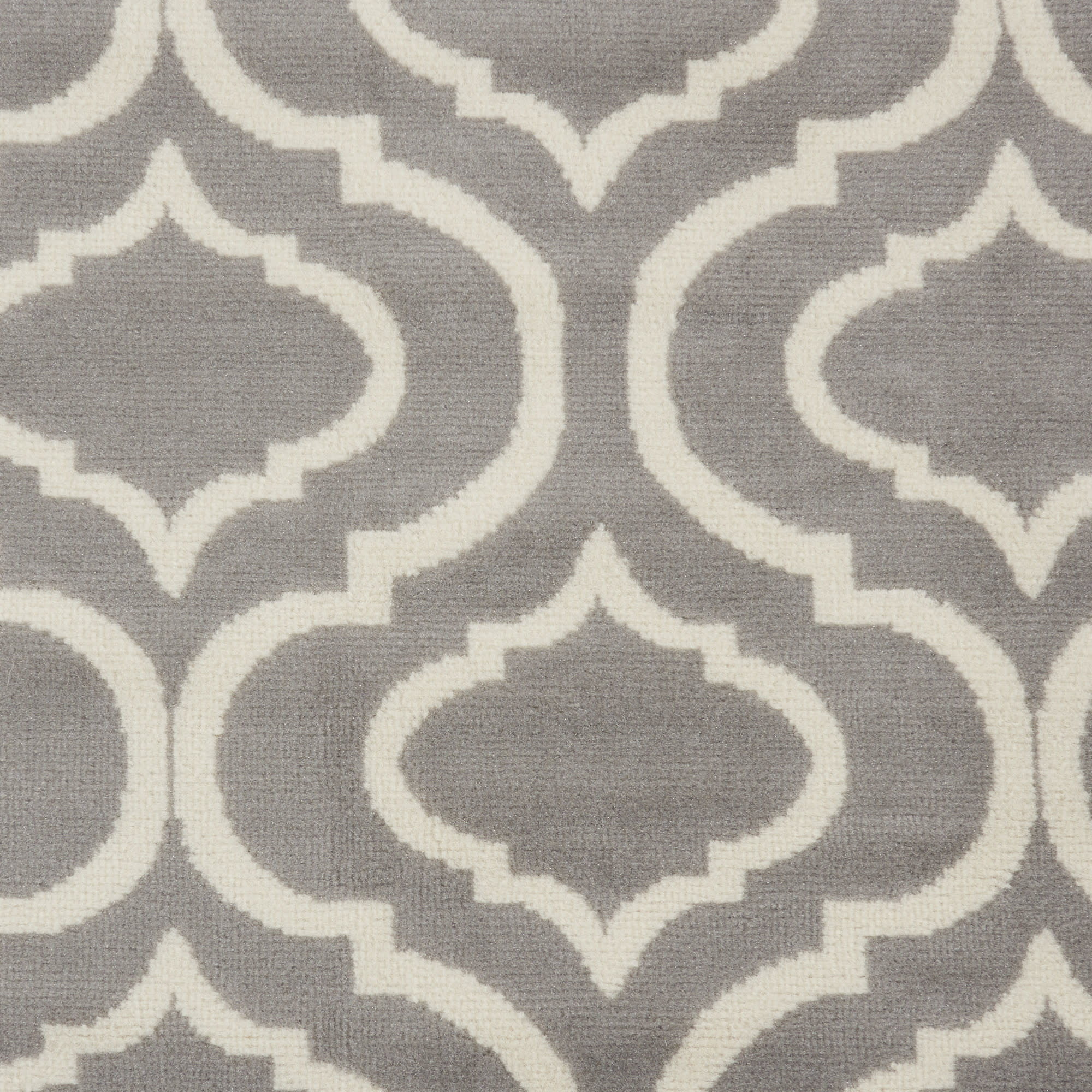 Nourison Jubilant 8'6" x 12' Grey Contemporary Indoor Rug