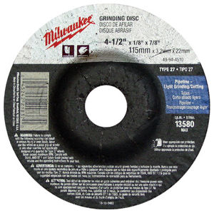 Grinding Disc 4-1/2 X 1/8 X 7/8