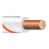THHN Building Wire 10 AWG Solid Bare Copper White/Orange 500 ft. Spool