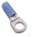 Sta-Kon® Ring Terminal Copper 6 AWG1/4 in. Stud Vinyl Insulation Tin-Plated Blue