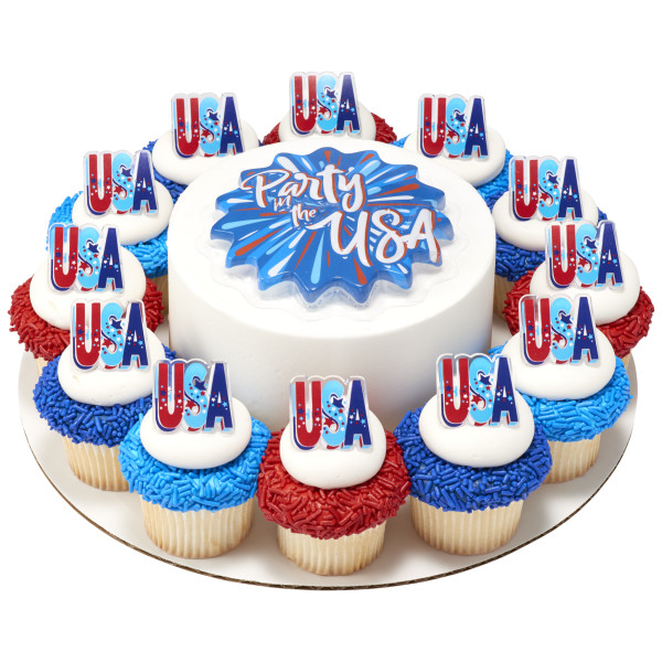 USA Cupcake Rings