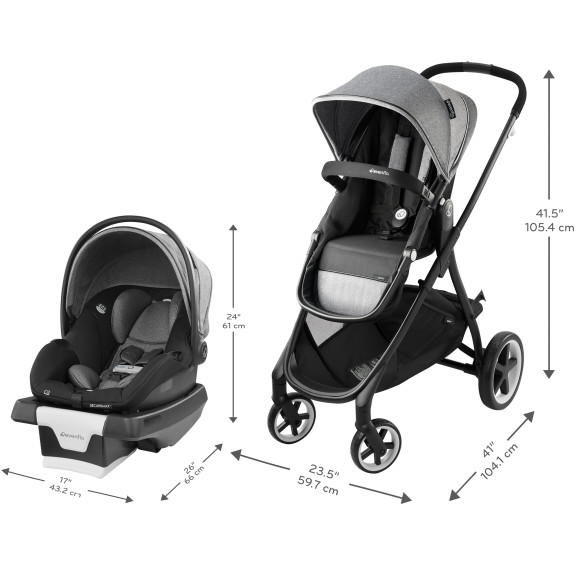 Shyft Travel System with SecureMax Infant Car Seat incl SensorSafe Specifications