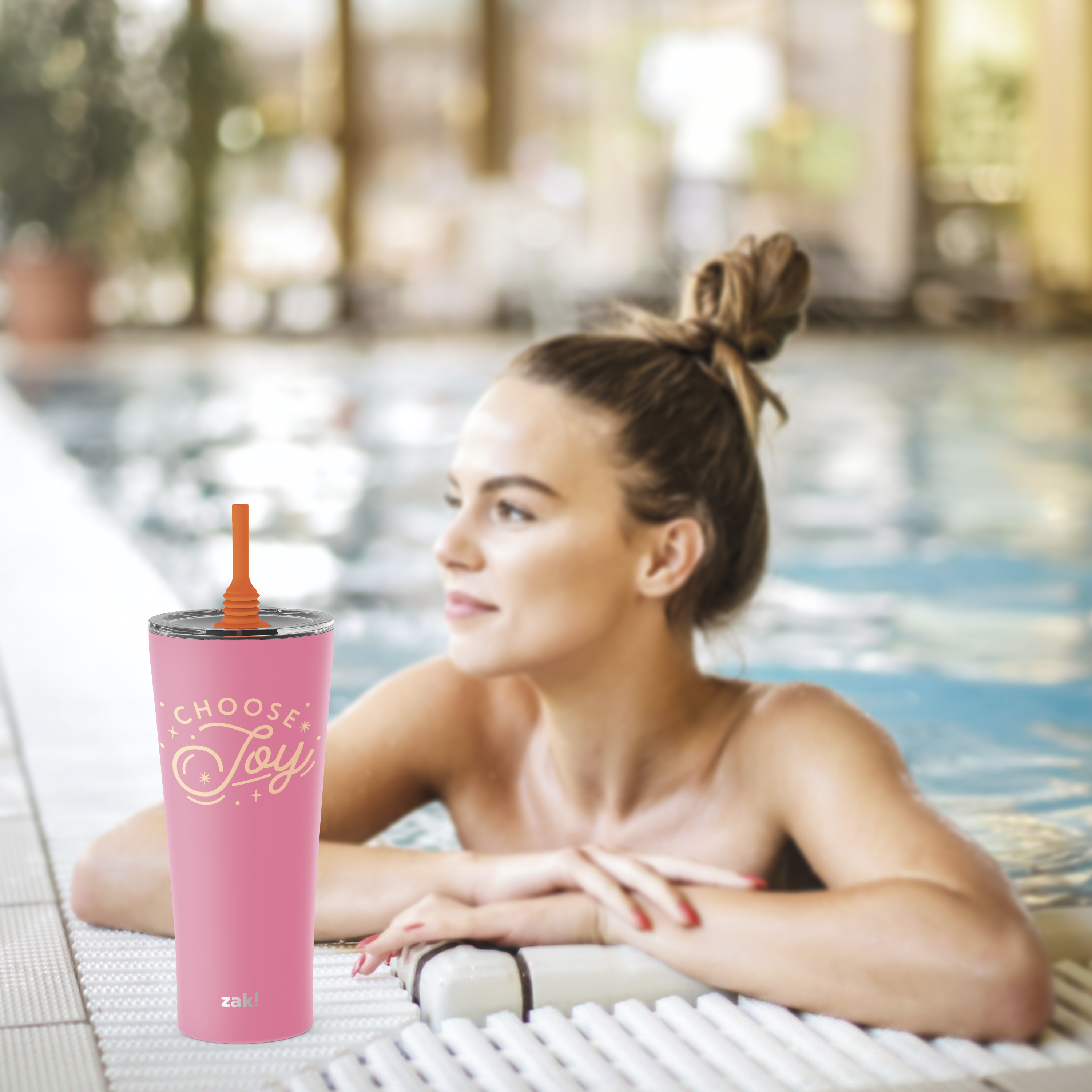 Alfalfa 30 ounce Insulated Tumbler, Pink slideshow image 7 Alfalfa 30 ounce Insulated Tumbler, Pink slideshow image 7