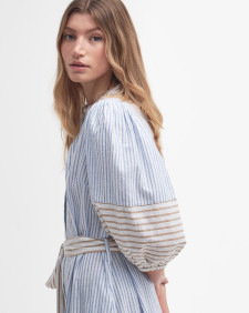 Thea Striped Shirt Dress 
