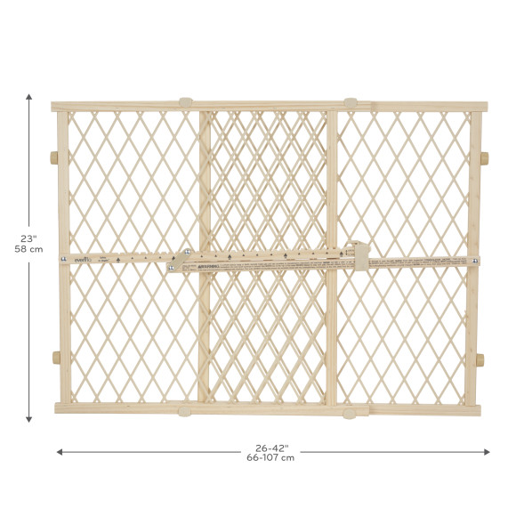 Position & Lock Adjustable Wood Baby Gate Specifications