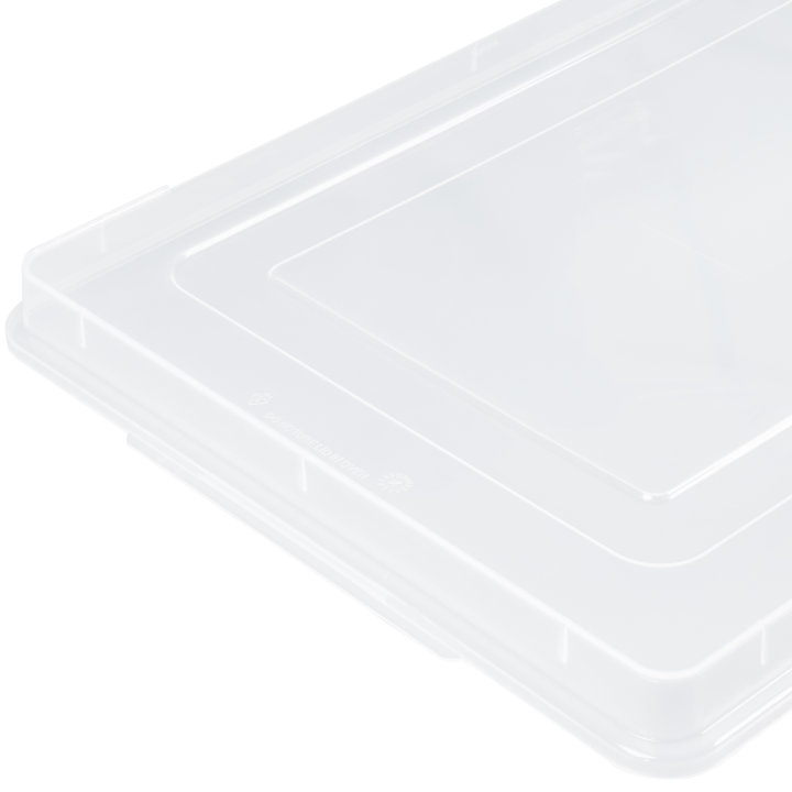 Full-size clear sheet pan cover