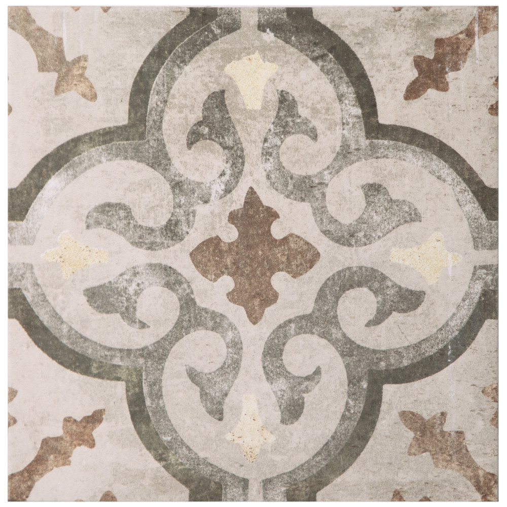 D’Anticatto Decor Palazzo 8-3/4 in. x 8-3/4 in. Porcelain Floor and Wall Tile
