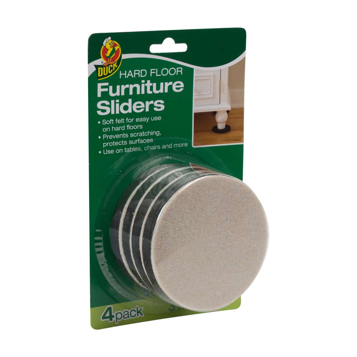 Duck® Brand Hardwood Floor Furniture Sliders Image