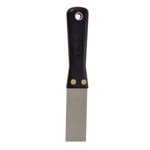 GreatNeck, 1.25", Stiff Putty Knife, Black
