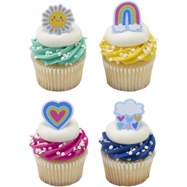 Joyful Sunshine Cupcake Rings