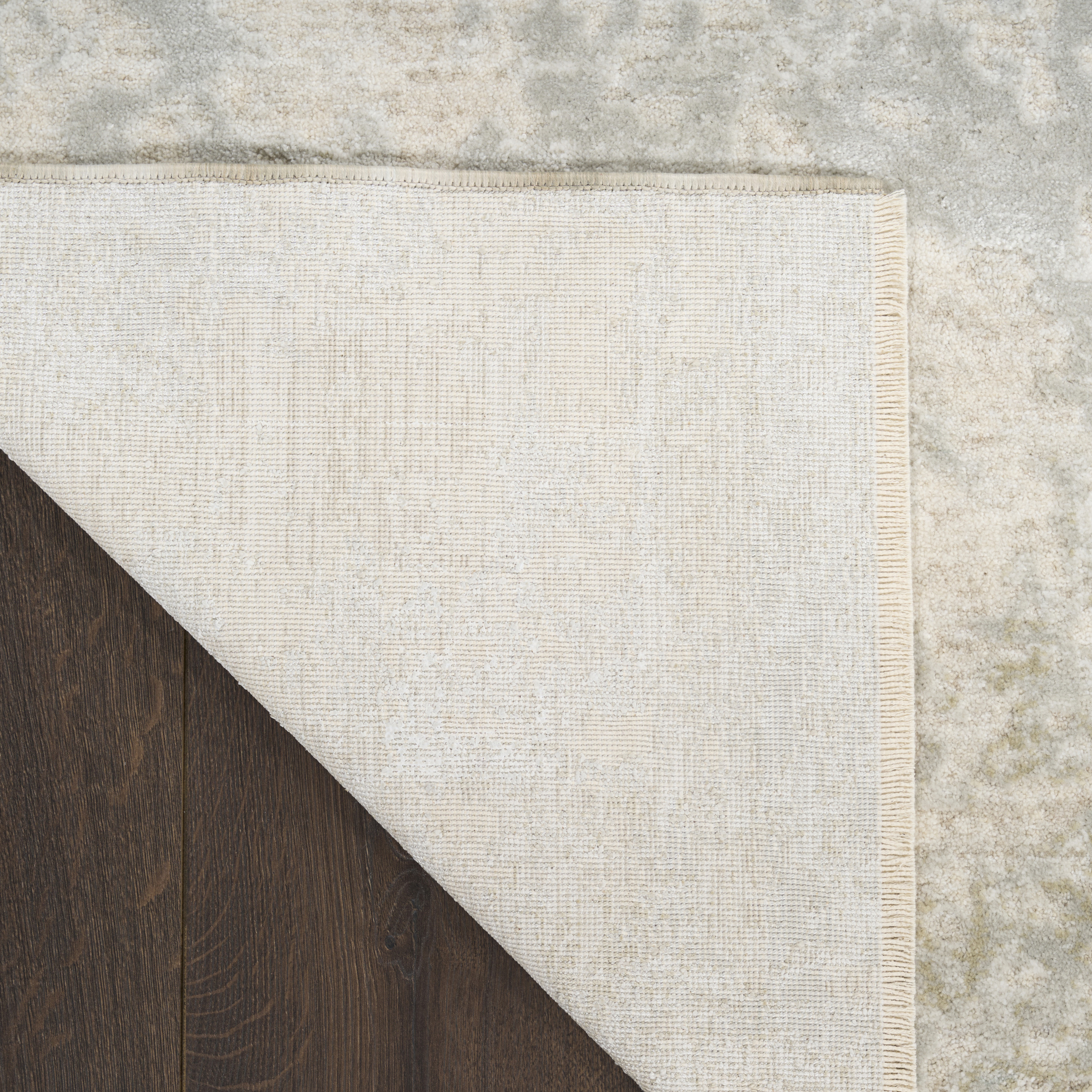 Nourison Envy 5'3" x 7'10" Ivory Grey Modern Indoor Rug