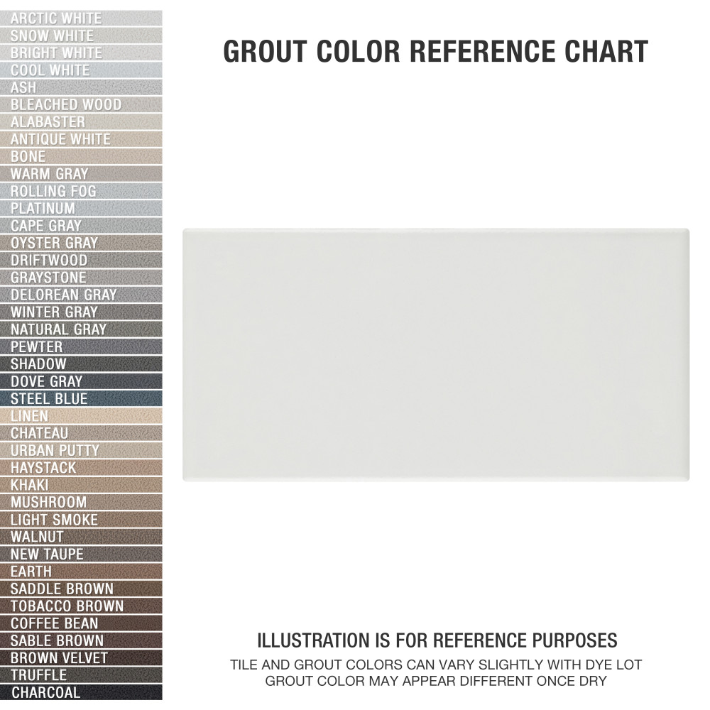 Piscina Glossy White with BioTech 4-3/4 in. x 9-5/8 in. Porcelain Floor and Wall Tile
