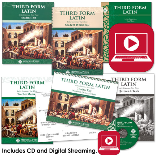 Memoria Press Third Form Latin Complete Set