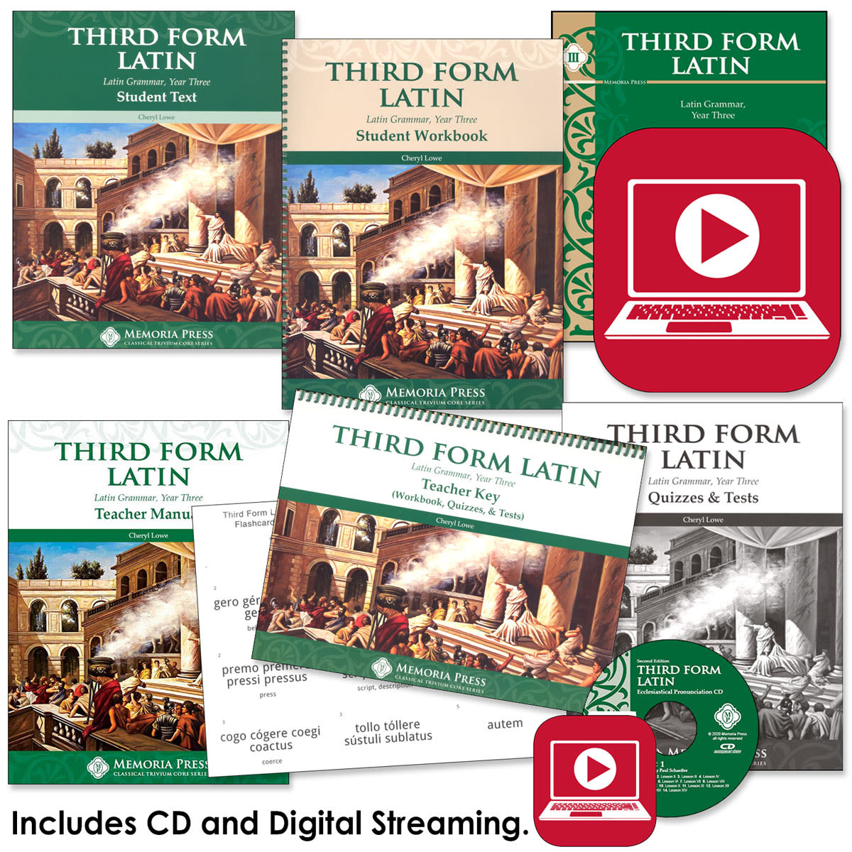 Memoria Press Third Form Latin Complete Set