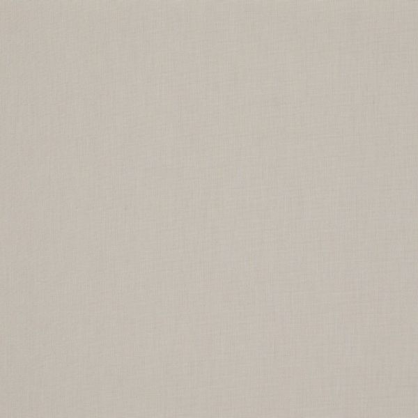 Beige linen-textured wallpaper fills the frame, its fine woven pattern visible; lying flat and evenly lit, serving as a neutral, minimal backdrop with no other features.