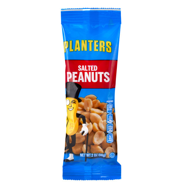 PLANTERS(r) Salted Peanuts 144/2oz . C1CB - Front Center Inner Pack (Hi Res)