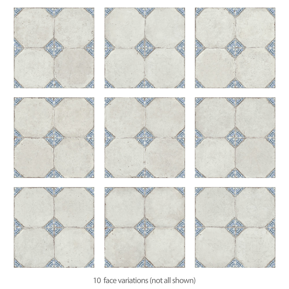 Sample – Kings Field Blue Porcelain Floor and Wall Tile