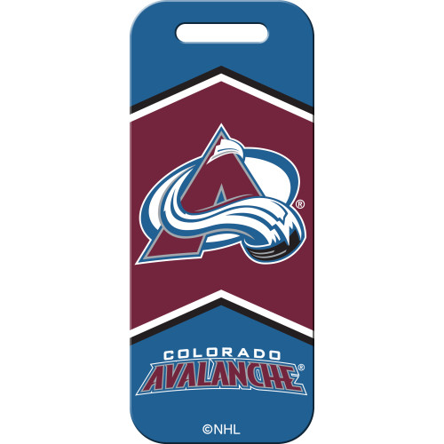 Colorado Avalanche Chrome Large Luggage Quick-Tag 25 Pack