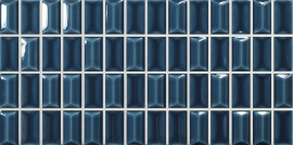 3D Bars Sapphire 5×10 Diamond Decorative Tile Glossy