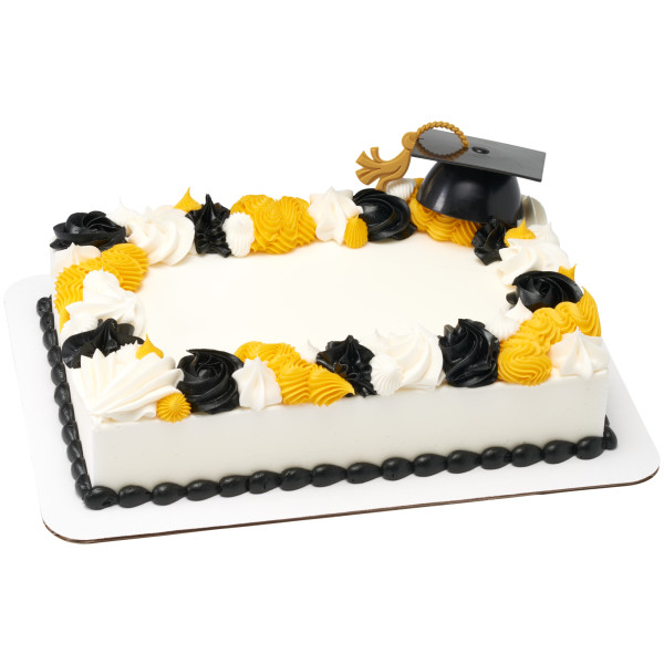 Black Grad Cap With Tassel Layon