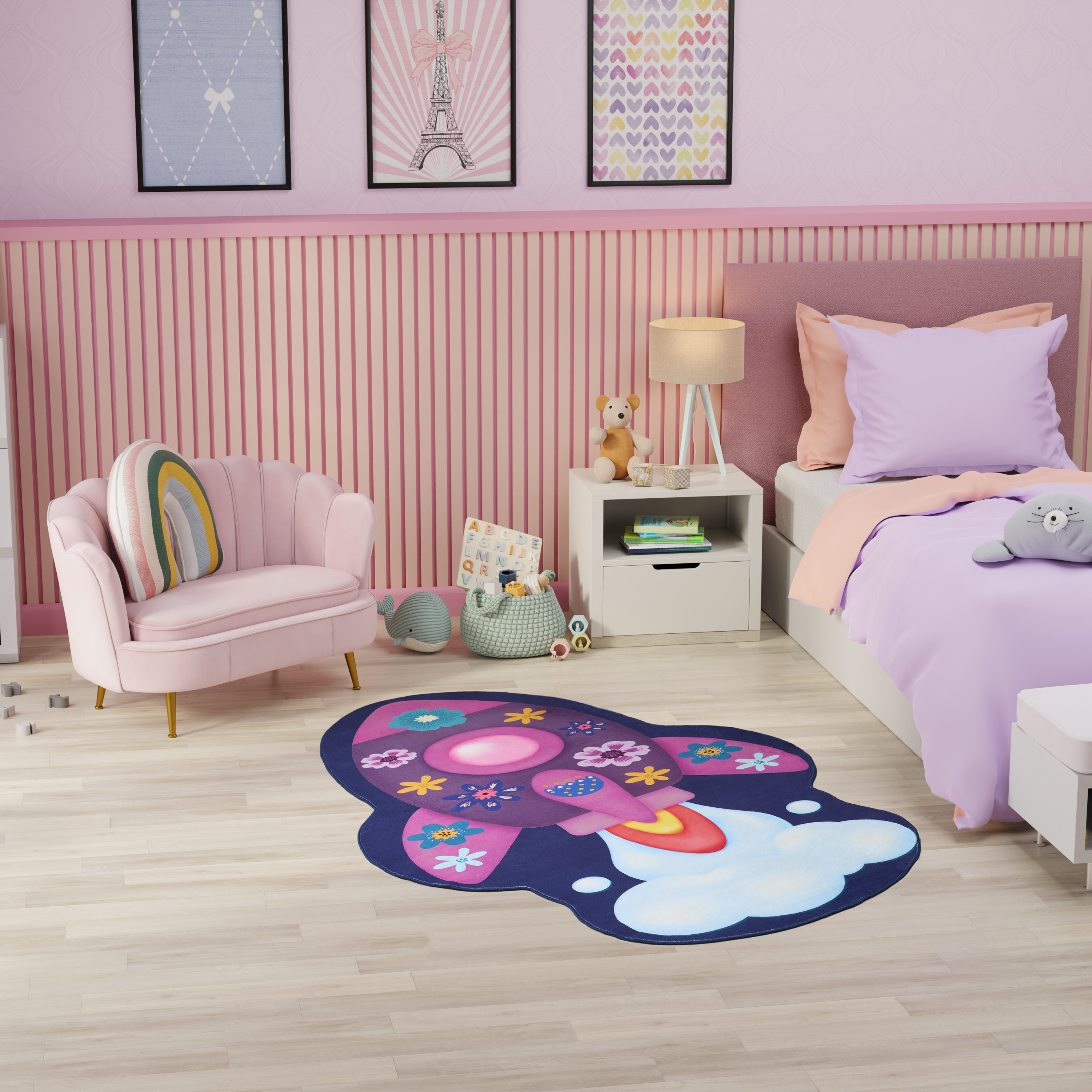 Nourison Imagination 5' x 7' Multicolor Kids Indoor Rug