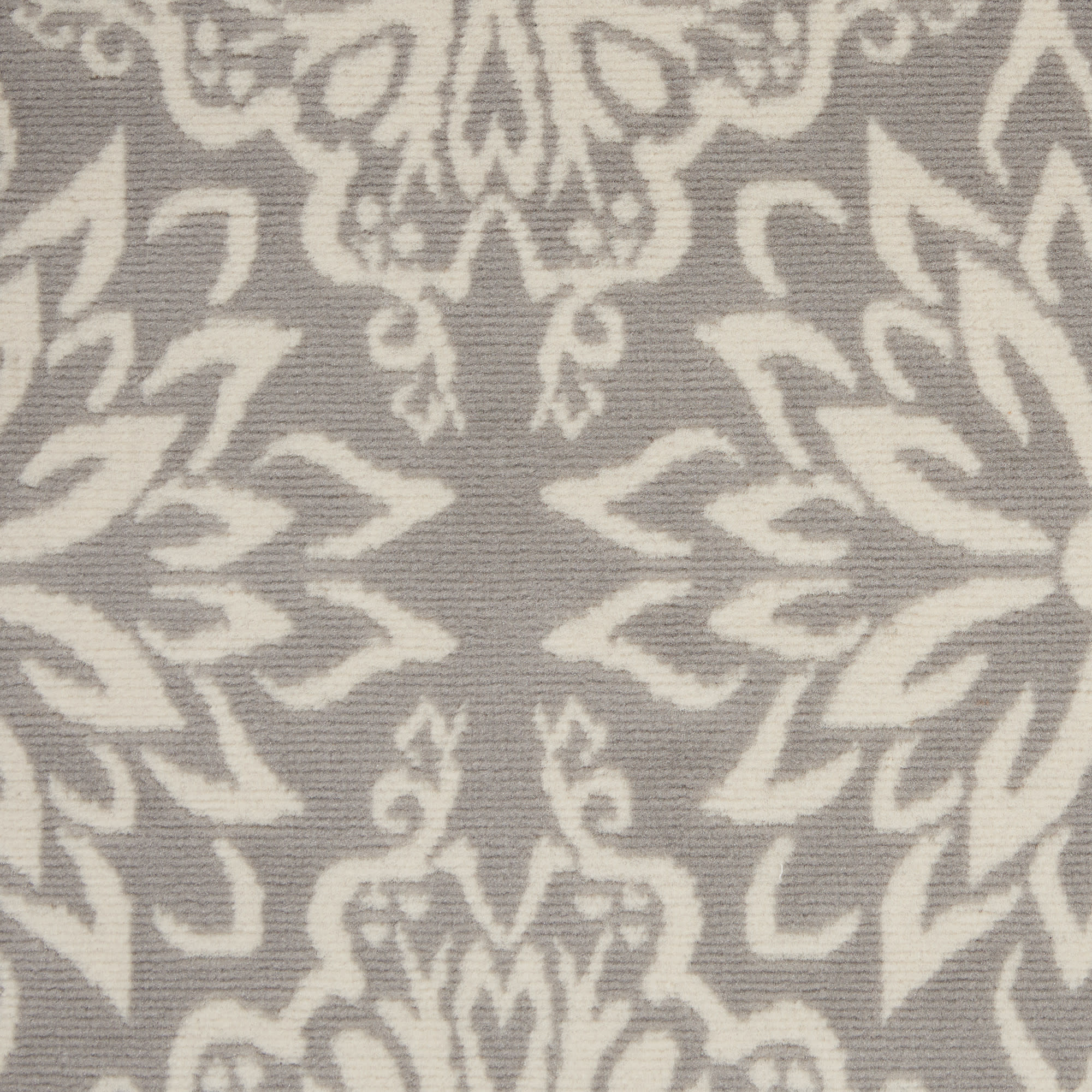Nourison Jubilant 5'3" x 7'3" Ivory Grey Farmhouse Indoor Rug