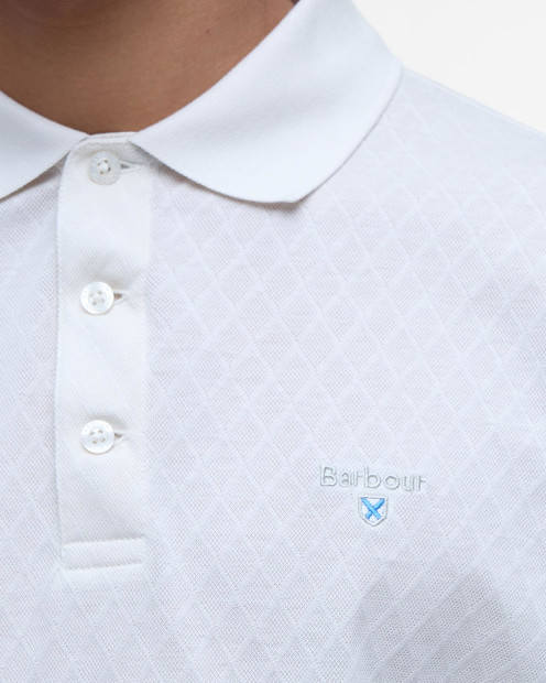 Sutton Tailored Polo Shirt Antique White