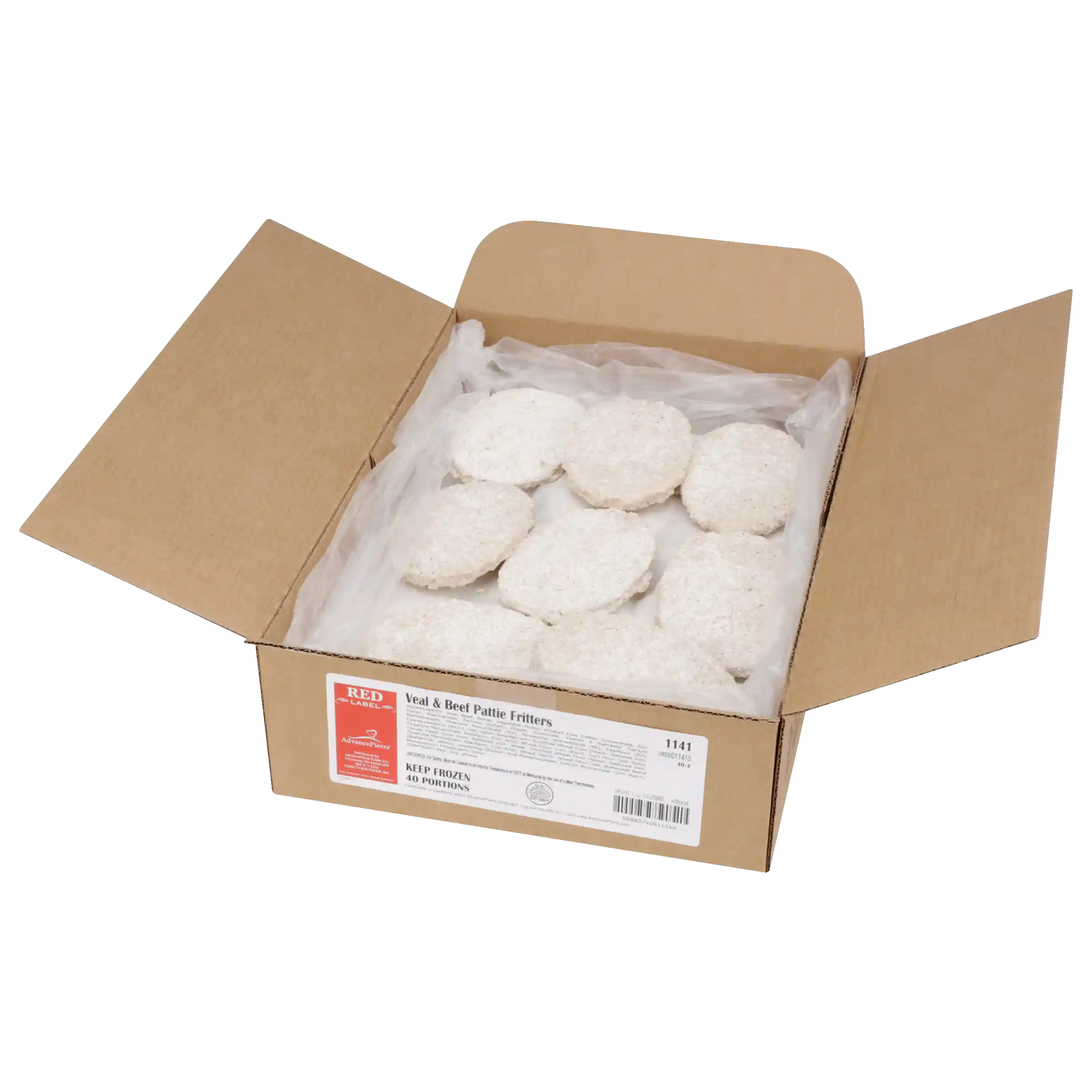 AdvancePierre™ Red Label Raw Breaded Veal and Beef Patty Fritters, 4 oz_image_4
