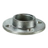 1 Inch Malleable Iron Threaded Floor Flange