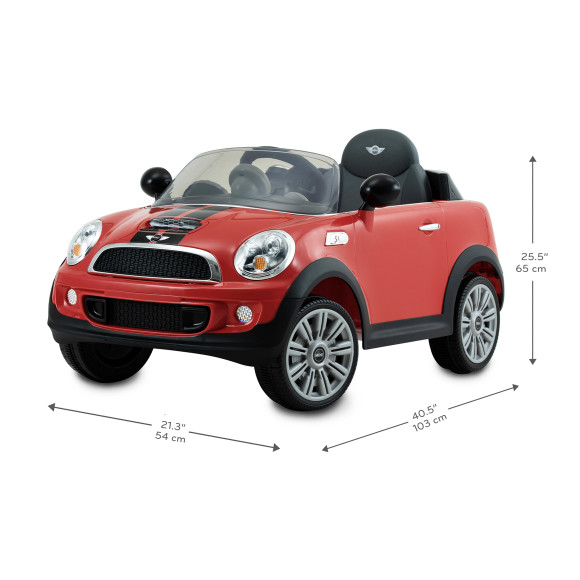 MINI Cooper S 6-Volt Battery Ride-On Vehicle Specifications