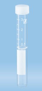 Sarstedt TUBE, BLD COL PLAIN CLR 3.5ML POLY (1000/CS)